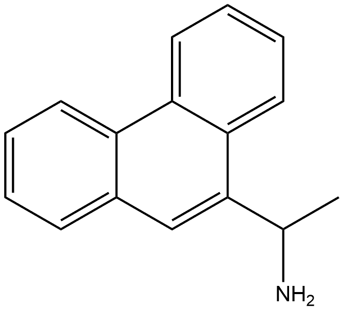 9-Phenanthrenemethanamine, α-methyl- 化学構造式