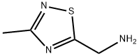 1,2,4-Thiadiazole-5-methanamine, 3-methyl- Structure