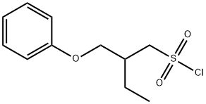 1-Butanesulfonyl chloride, 2-(phenoxymethyl)- Struktur