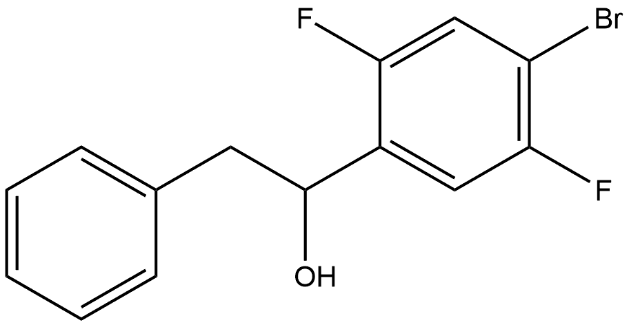 α-(4-Bromo-2,5-difluorophenyl)benzeneethanol Struktur