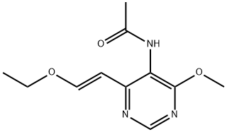 Acetamide, N-[4-[(1E)-2-ethoxyethenyl]-6-methoxy-5-pyrimidinyl]-