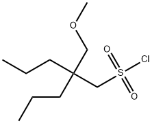 2-(甲氧基甲基)-2-丙基戊烷-1-磺酰氯,1482296-08-1,结构式