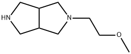 Pyrrolo[3,4-c]pyrrole, octahydro-2-(2-methoxyethyl)- 化学構造式