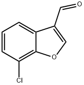 3-Benzofurancarboxaldehyde, 7-chloro- Structure