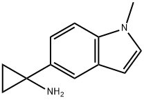 1-(1-methylindol-5-yl)cyclopropan-1-amine Structure