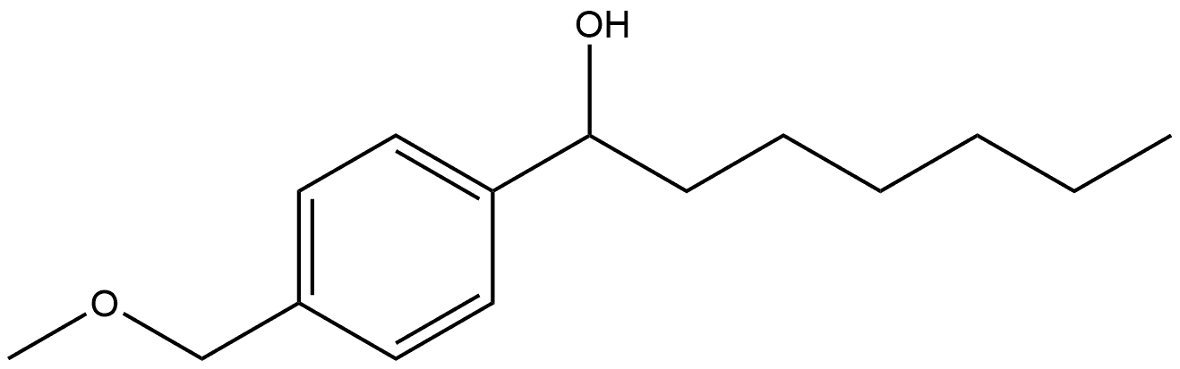 α-Hexyl-4-(methoxymethyl)benzenemethanol Structure