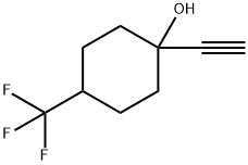 1-ethynyl-4-(trifluoromethyl)cyclohexan-1-ol Structure