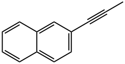 Naphthalene, 2-(1-propyn-1-yl)- Structure