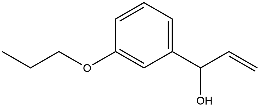 α-Ethenyl-3-propoxybenzenemethanol,1482869-39-5,结构式