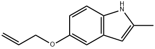 5-(Allyloxy)-2-methyl-1H-indole 化学構造式