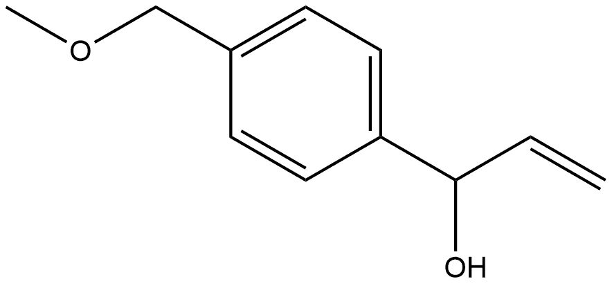α-Ethenyl-4-(methoxymethyl)benzenemethanol Struktur