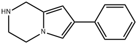 Pyrrolo[1,2-a]pyrazine, 1,2,3,4-tetrahydro-7-phenyl- 结构式