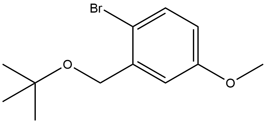 1-Bromo-2-[(1,1-dimethylethoxy)methyl]-4-methoxybenzene Structure