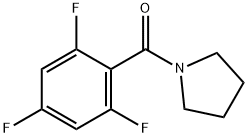 Pyrrolidin-1-yl(2,4,6-trifluorophenyl)methanone Structure