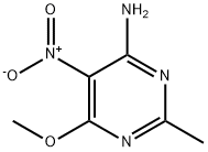 6-Methoxy-2-methyl-5-nitro-pyrimidin-4-ylamine Structure