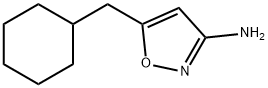 5-(环己基甲基)异噁唑-3-胺 结构式