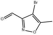 4-溴-5-甲基异噁唑-3-甲醛, 1484666-91-2, 结构式