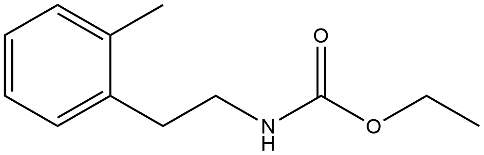 ethyl (2-methylphenethyl)carbamate,1484836-70-5,结构式