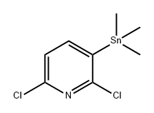 Pyridine, 2,6-dichloro-3-(trimethylstannyl)- Struktur