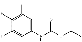 Carbamic acid, N-(3,4,5-trifluorophenyl)-, ethyl ester Struktur