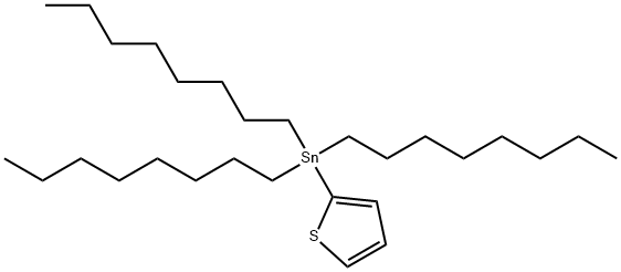Stannane, trioctyl-2-thienyl- Structure