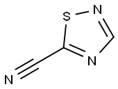 1,2,4-Thiadiazole-5-carbonitrile 化学構造式
