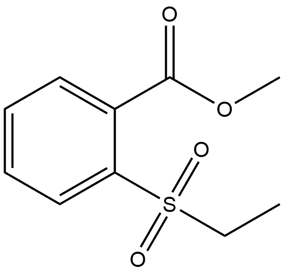 Methyl 2-(ethylsulfonyl)benzoate Struktur