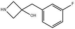 3-Azetidinol, 3-[(3-fluorophenyl)methyl]- Structure