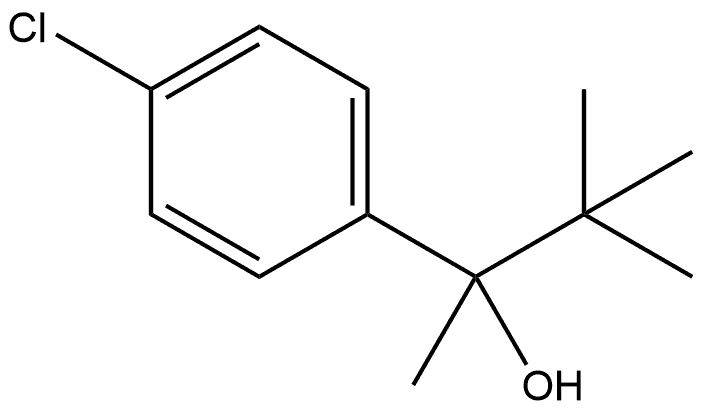 4-Chloro-α-(1,1-dimethylethyl)-α-methylbenzenemethanol,1486324-52-0,结构式