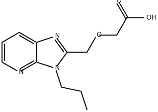 [(3-PROPYL-3H-IMIDAZO[4,5-B]PYRIDIN-2-YL)METHOXY]ACETIC ACID,1486345-12-3,结构式