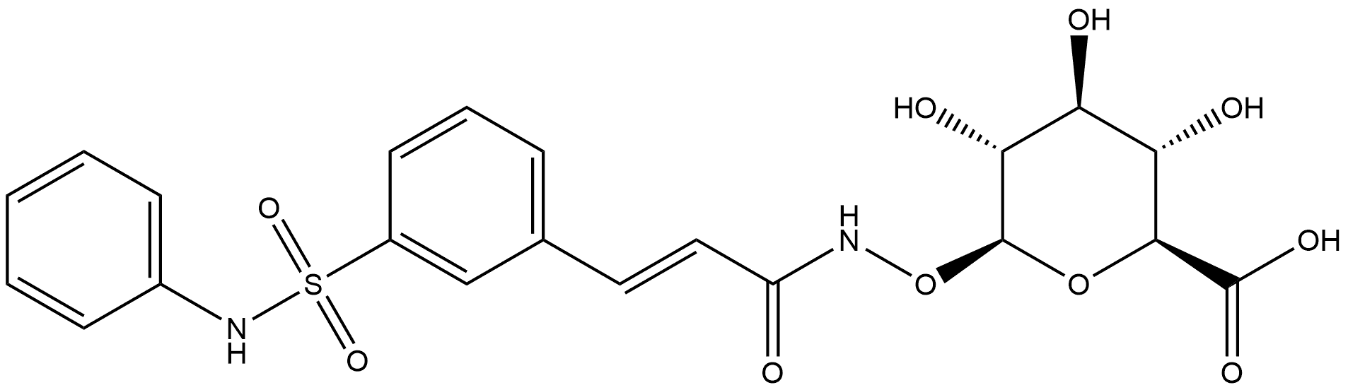Belinostat Glucuronide Structure