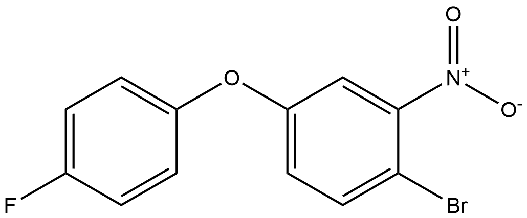 1-bromo-4-(4-fluorophenoxy)-2-nitrobenzene Structure