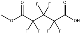 Pentanedioic acid, 2,2,3,3,4,4-hexafluoro-, 1-methyl ester Struktur