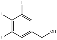 3,5-Difluoro-4-iodobnznmthanol 结构式