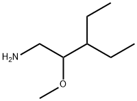 3-乙基-2-甲氧基戊-1-胺, 1487637-02-4, 结构式