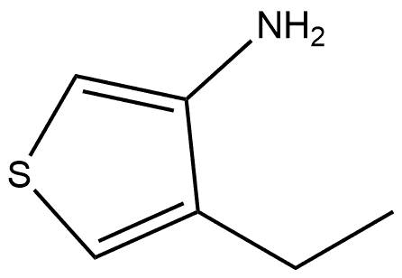 3-Thiophenamine, 4-ethyl- Structure