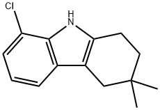 1H-Carbazole, 8-chloro-2,3,4,9-tetrahydro-3,3-dimethyl- Structure