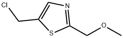 Thiazole, 5-(chloromethyl)-2-(methoxymethyl)- Structure