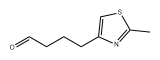 4-Thiazolebutanal, 2-methyl- Struktur