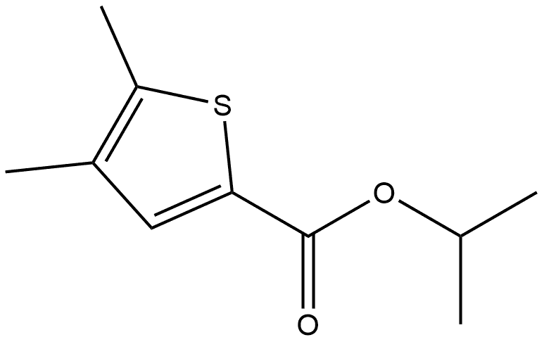 1-Methylethyl 4,5-dimethyl-2-thiophenecarboxylate Structure