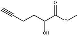 5-Hexynoic acid, 2-hydroxy-, methyl ester 化学構造式