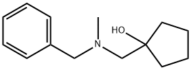 Cyclopentanol, 1-[[methyl(phenylmethyl)amino]methyl]- Structure