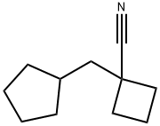 Cyclobutanecarbonitrile, 1-(cyclopentylmethyl)- 化学構造式