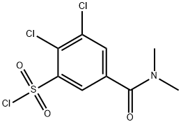 2,3-DICHLORO-5-(DIMETHYLCARBAMOYL) 结构式