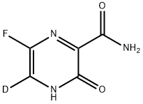 6-Fluoro-3,4-dihydro-3-oxo-2-pyrazine-5-d-carboxamide Structure