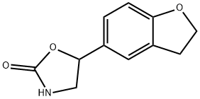 2-Oxazolidinone, 5-(2,3-dihydro-5-benzofuranyl)- 化学構造式