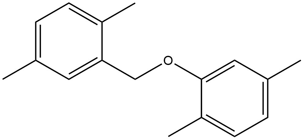 Benzene, 2-[(2,5-dimethylphenoxy)methyl]-1,4-dimethyl- Structure