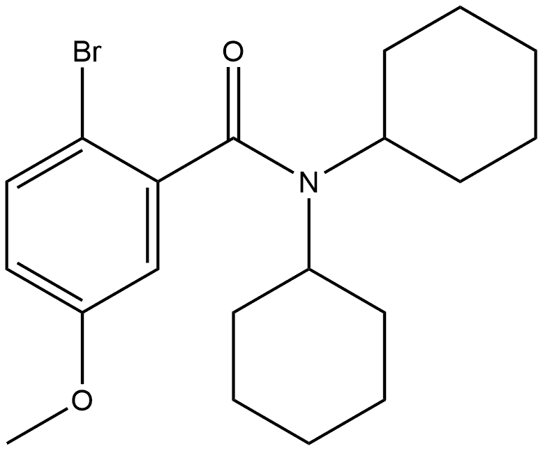 2-Bromo-N,N-dicyclohexyl-5-methoxybenzamide|