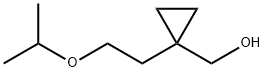 Cyclopropanemethanol, 1-[2-(1-methylethoxy)ethyl]- 化学構造式