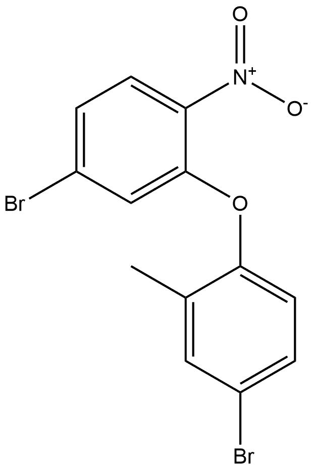 4-bromo-2-(4-bromo-2-methylphenoxy)-1-nitrobenzene|